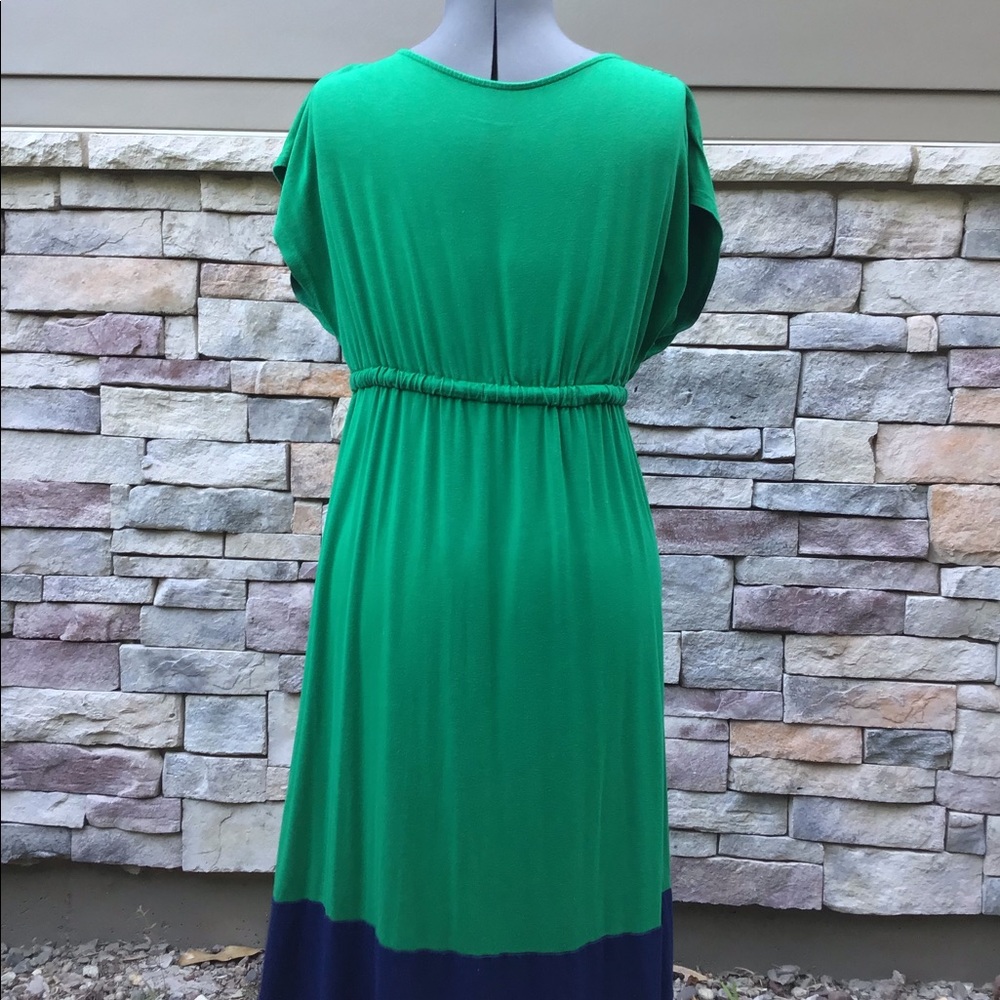 Liz Lang maternity medium Kelly green jersey dress - Picture 2 of 3